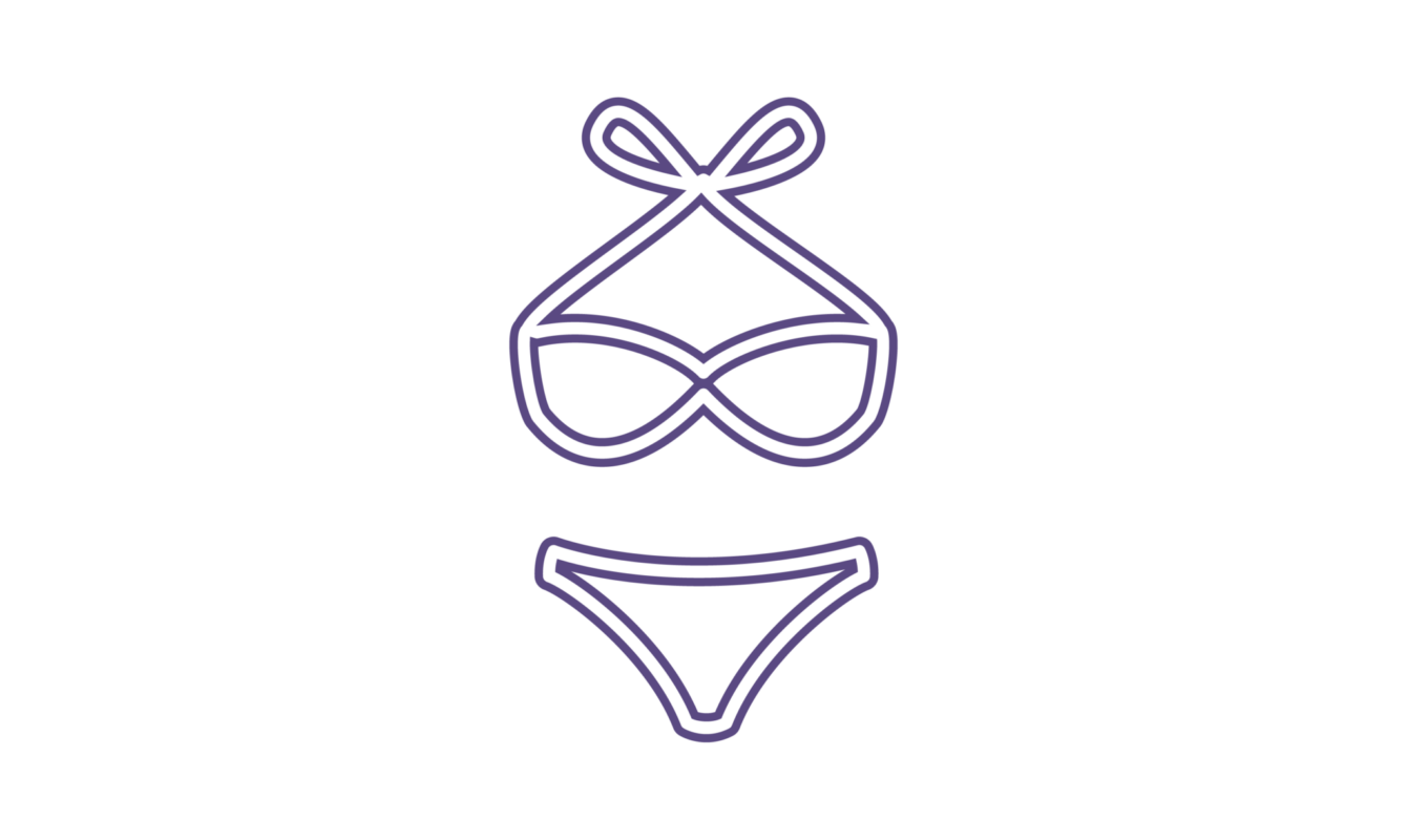 Cicatriz bajo de la línea de bikini